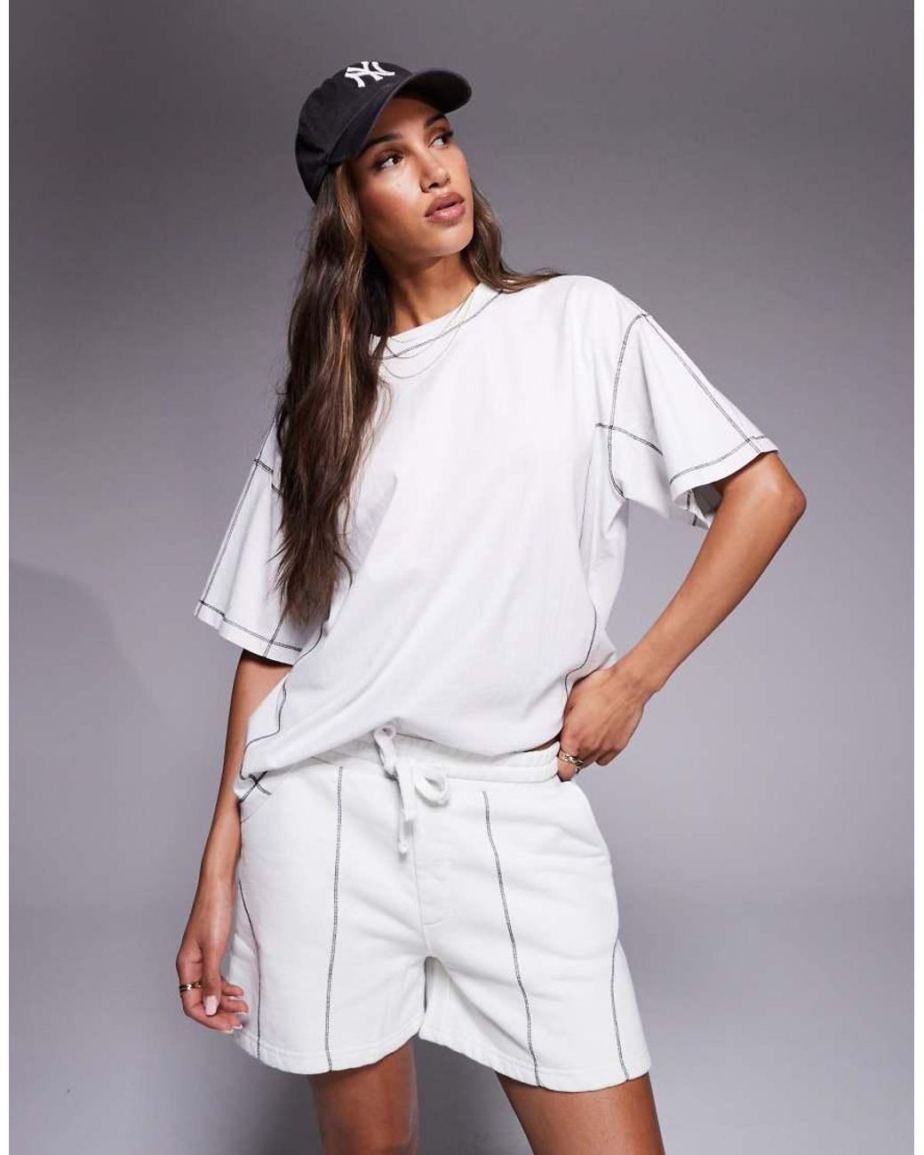 Good For Nothing White Vintage Oversized T-Shirt