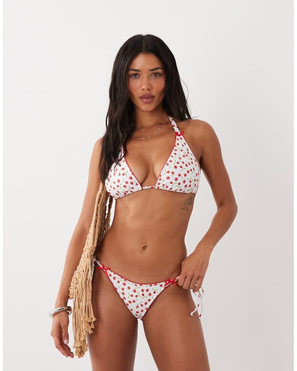 Peek & Beau Multicolor Triangle Bikini Top