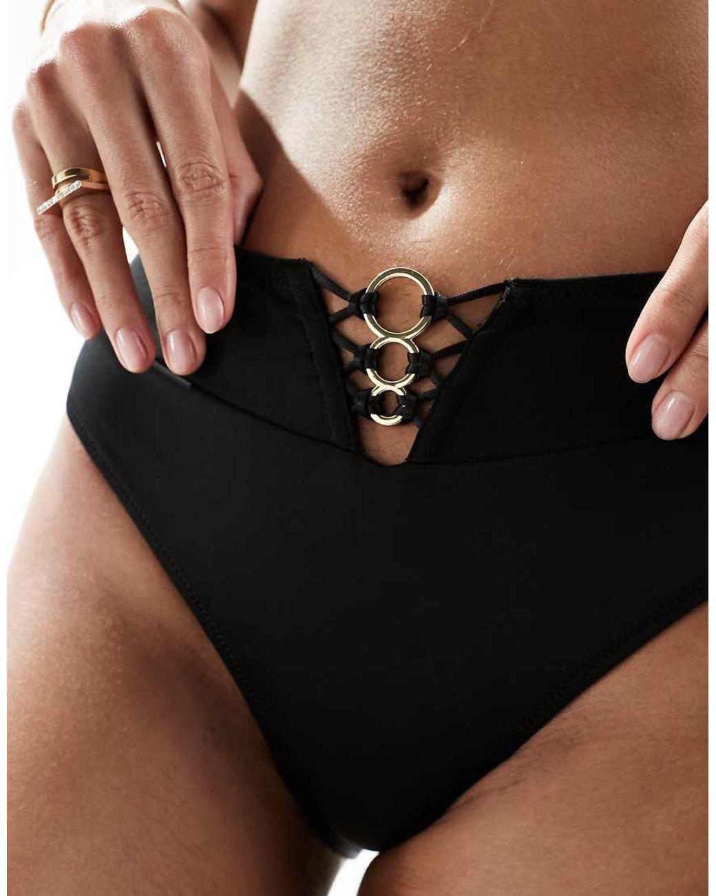 Ann Summers Brown Miami Dreams High Waist Bikini