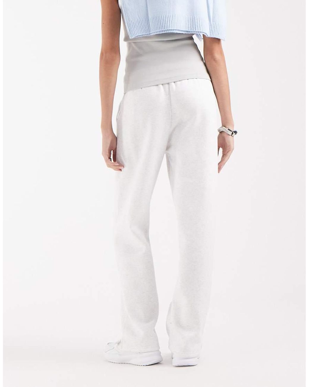Under Armour White Rival Straight Leg Joggers