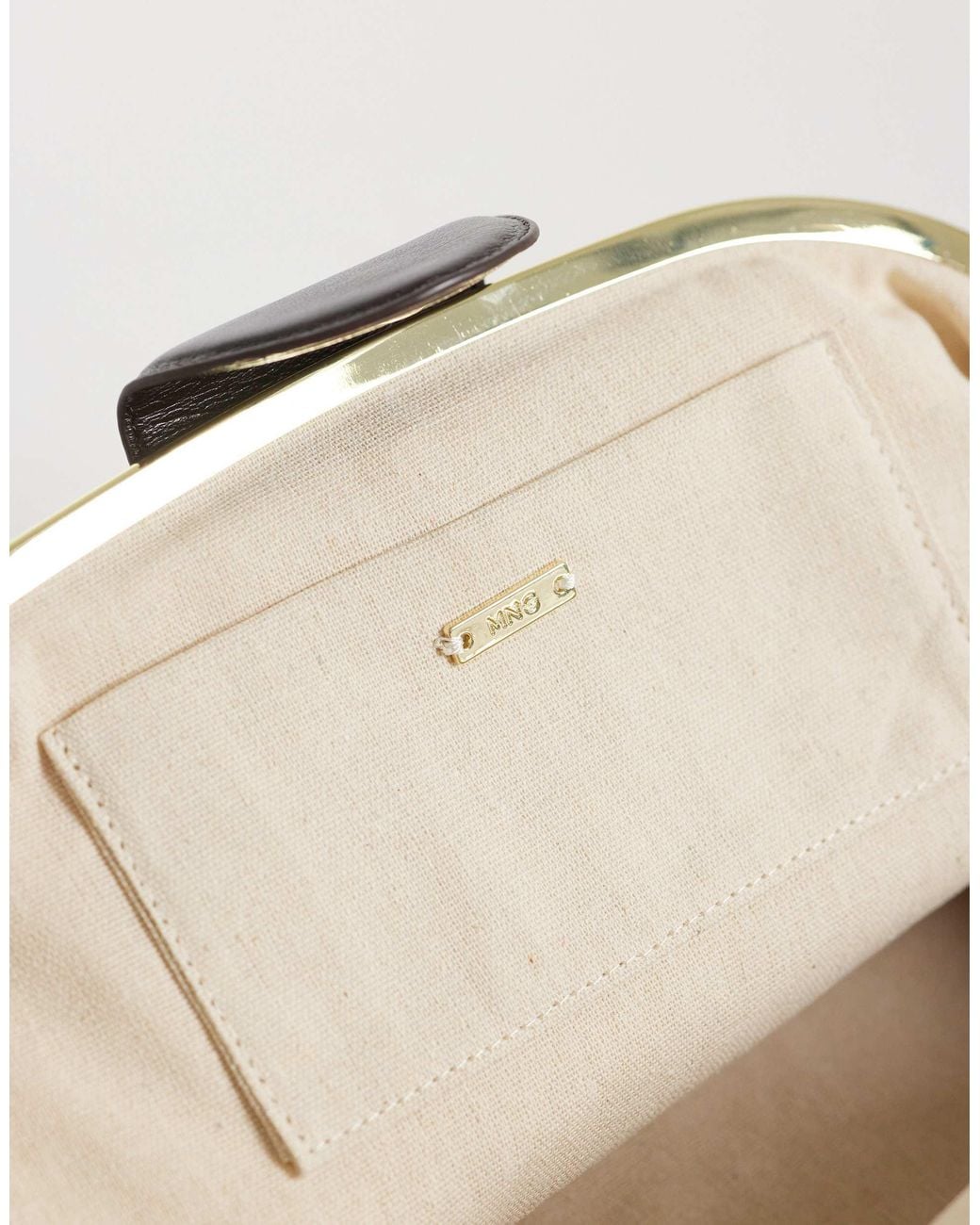 Mango Black Pouch Clutch Purse
