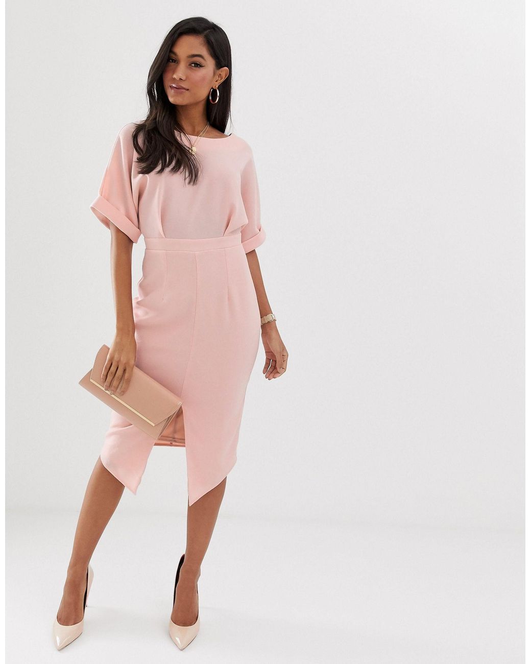 ASOS DESIGN wiggle midi dress in black | Fashion Gone Rogue