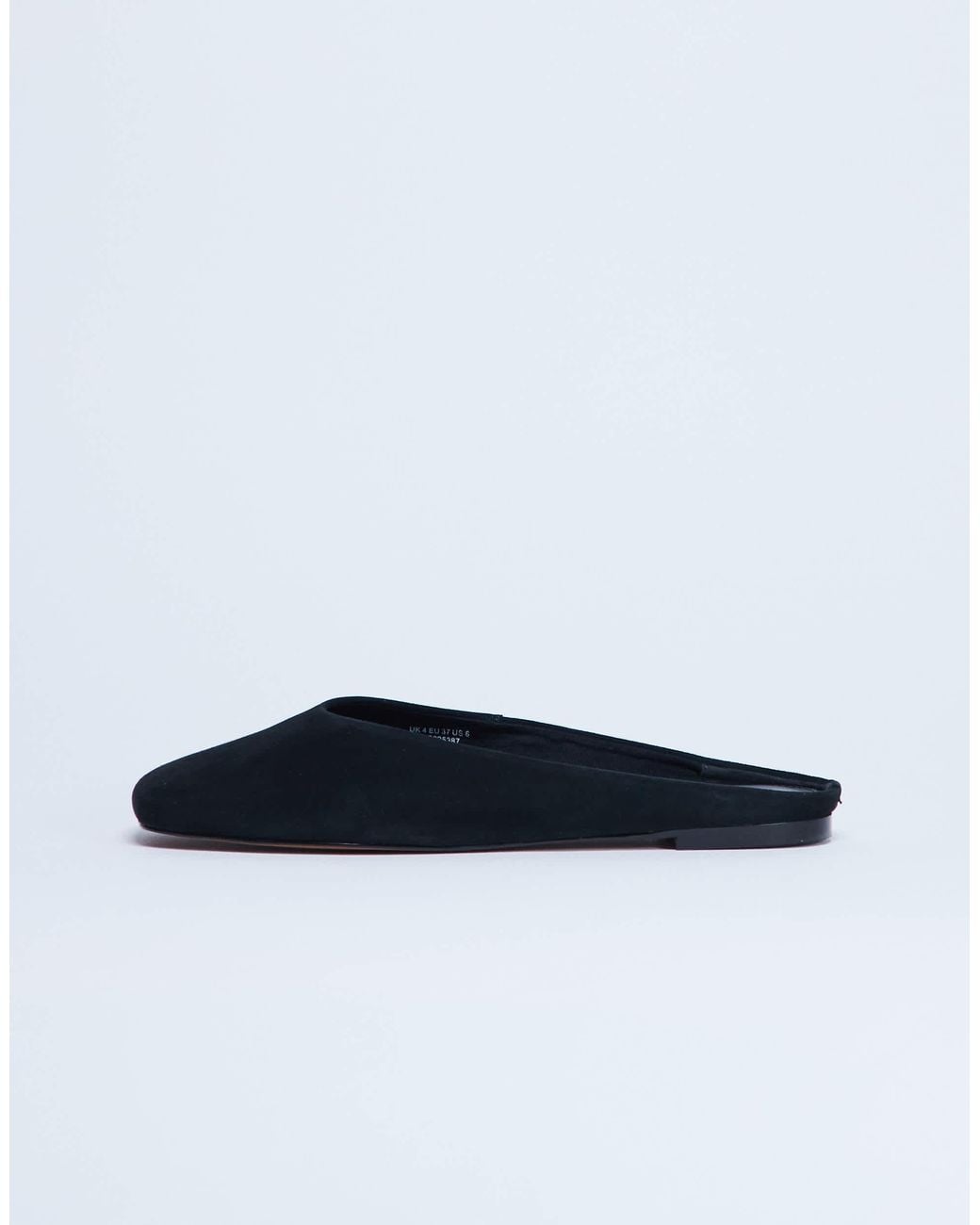 TOPSHOP Blue Atlas Mule Flat Shoe