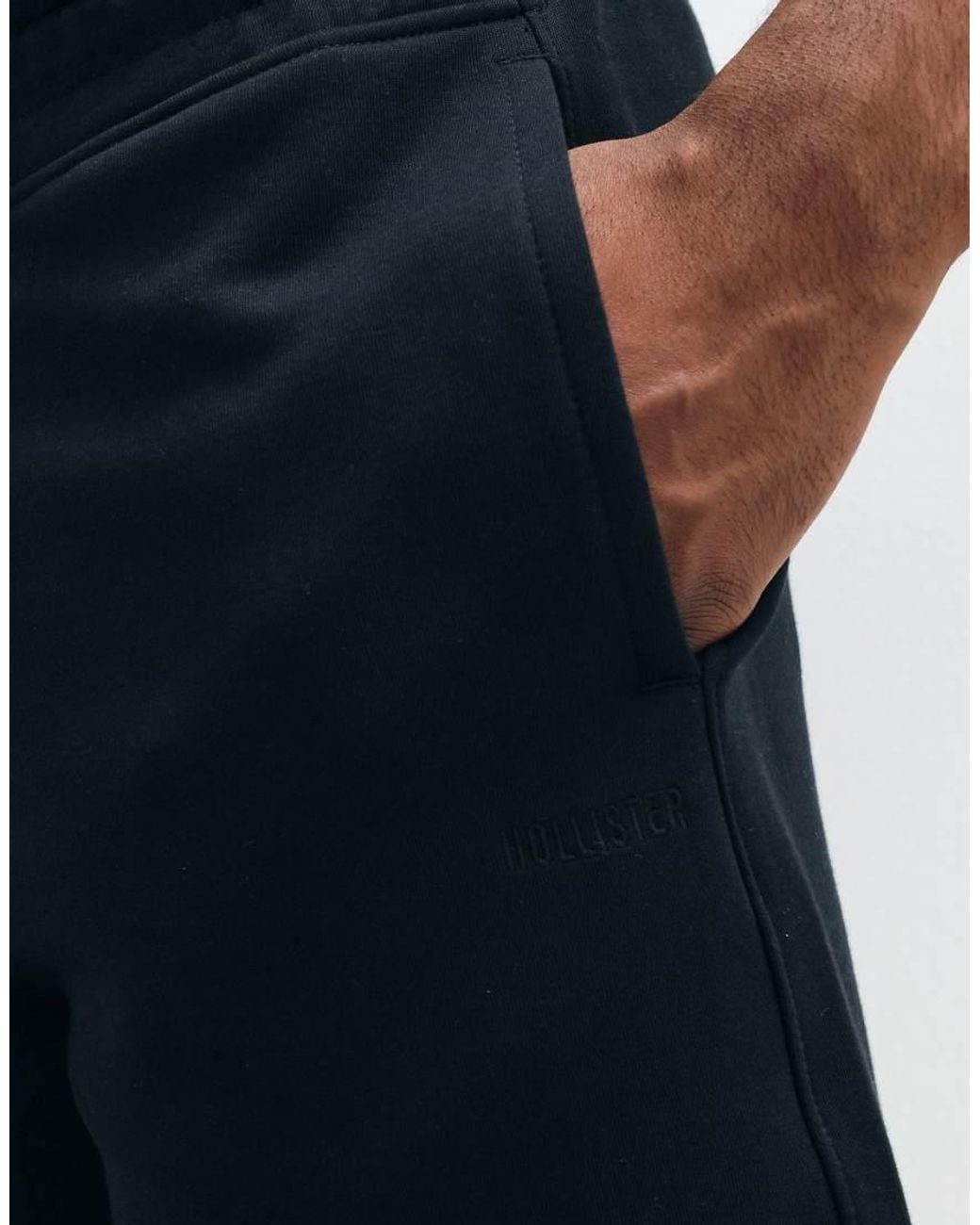 Hollister White Mid Thigh Cooling Jersey Shorts for men