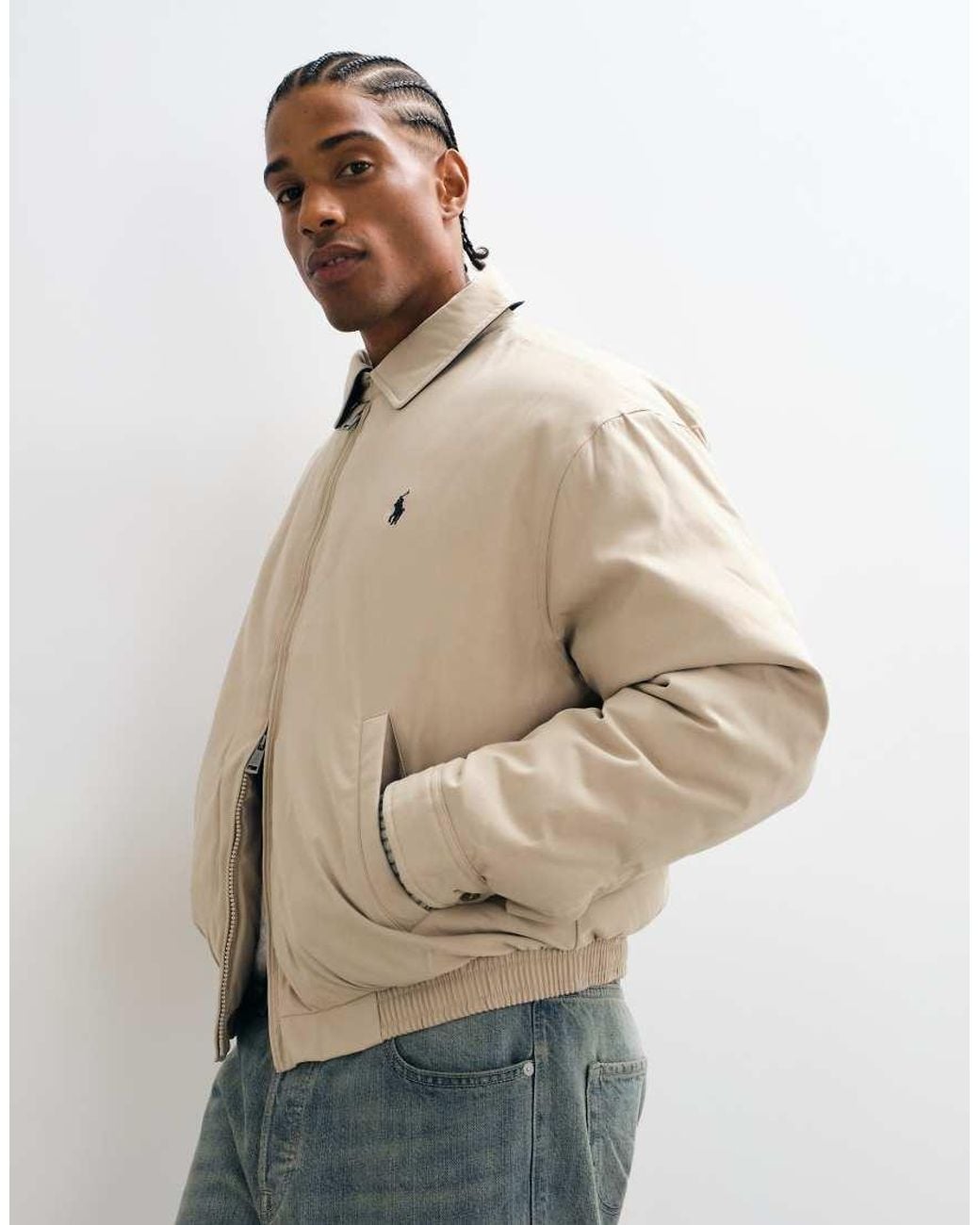 Polo Ralph Lauren Natural Woven Windbreaker Jacket for men