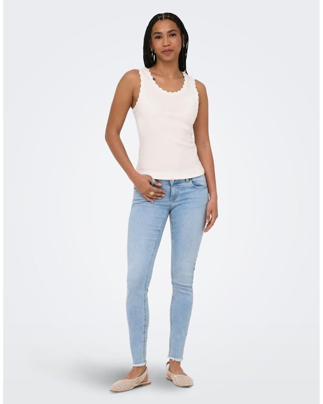 ONLY Blue Slim Fit Jeans