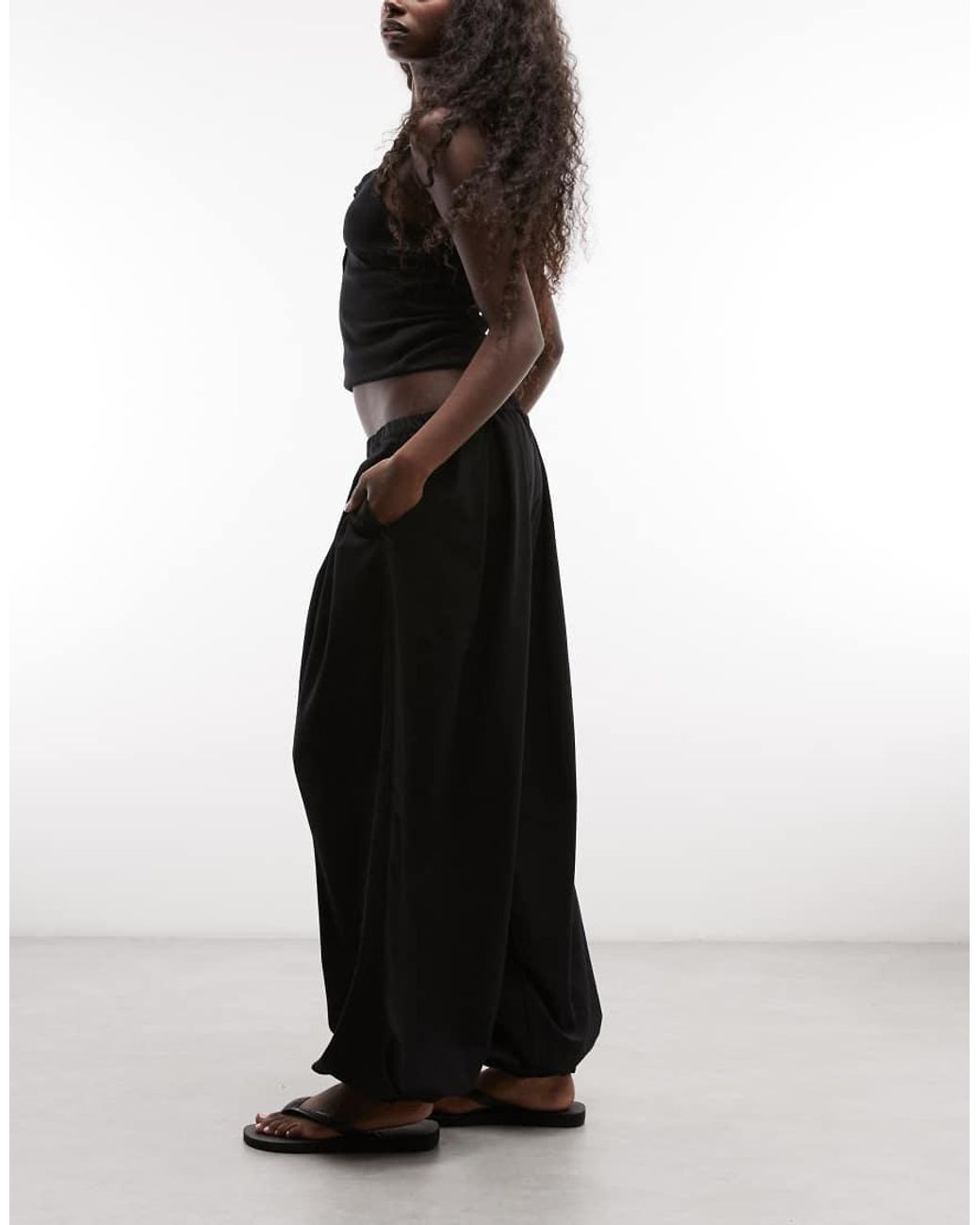 Weekday Blue Wide Leg Balloon Pants