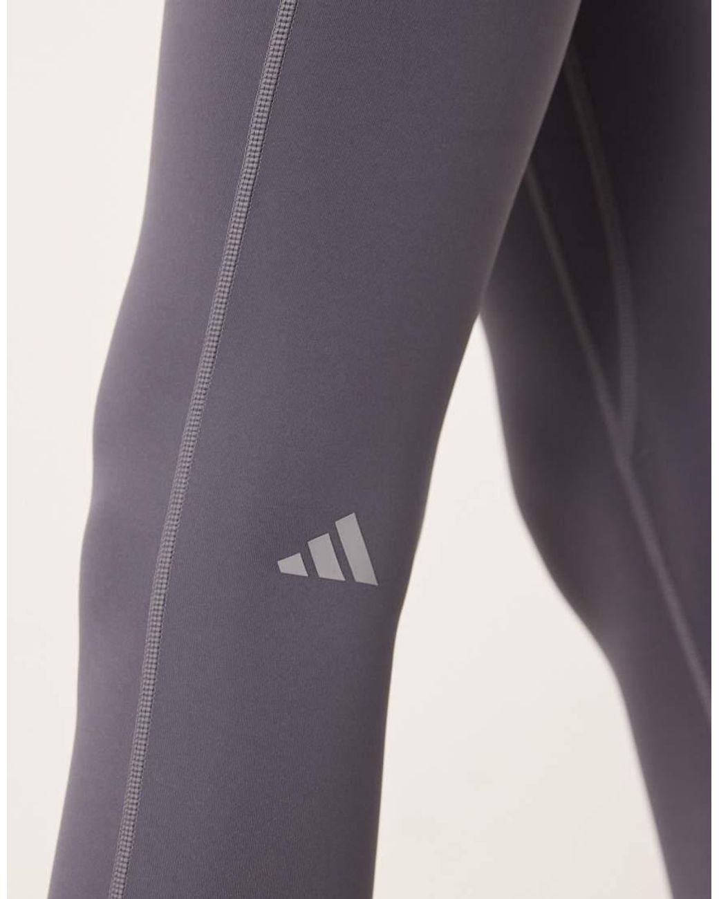 Adidas Originals Natural Three Stripes Studios Crossover Waistband leggings
