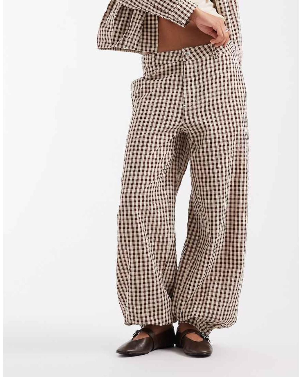 ASOS Natural Co-ord Baloon Trouser