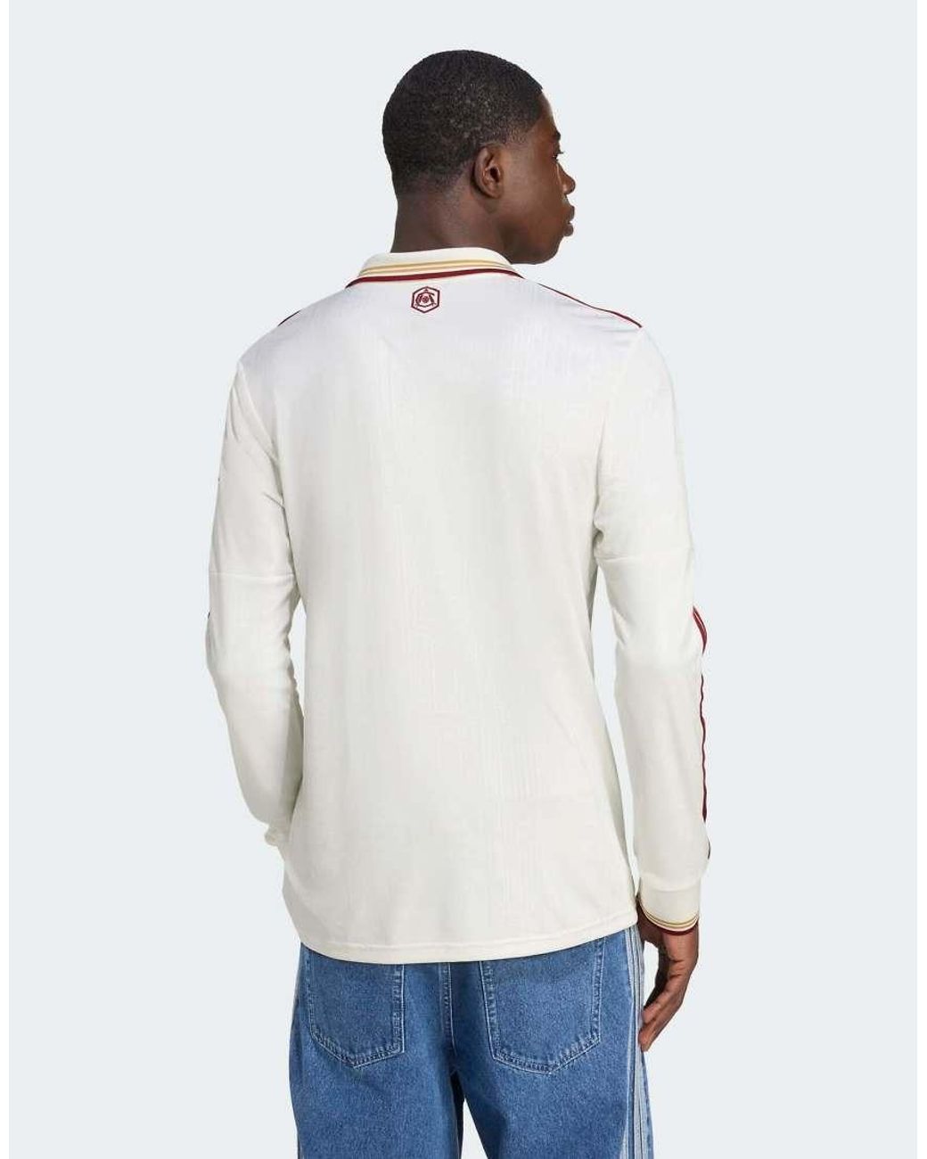 adidas Originals Arsenal 25/26 Long Sleeve Third Jersey in White