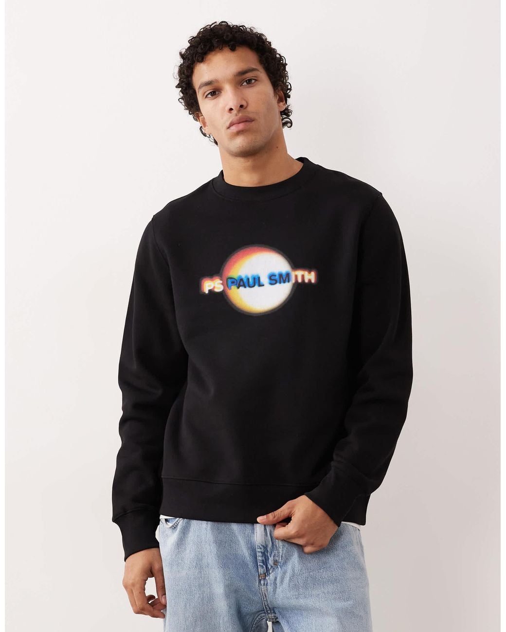 Paul Smith Black Eclipse Graphic Sweatshirt for men