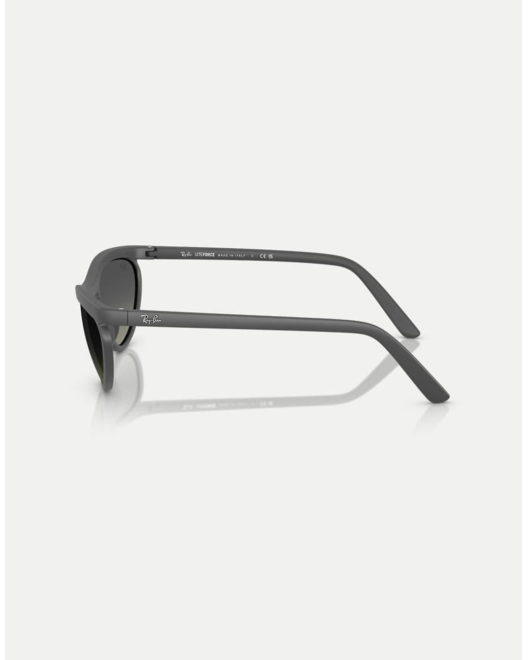 Ray-Ban Gray Predator Liteforce Rectangle Sunglasses With Lens