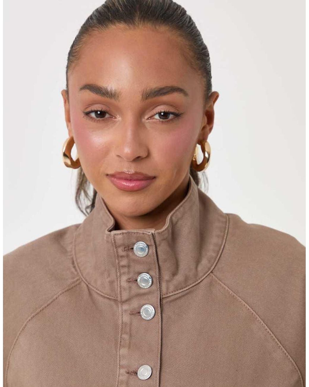 Threadbare Blue Denim Bomber Jacket