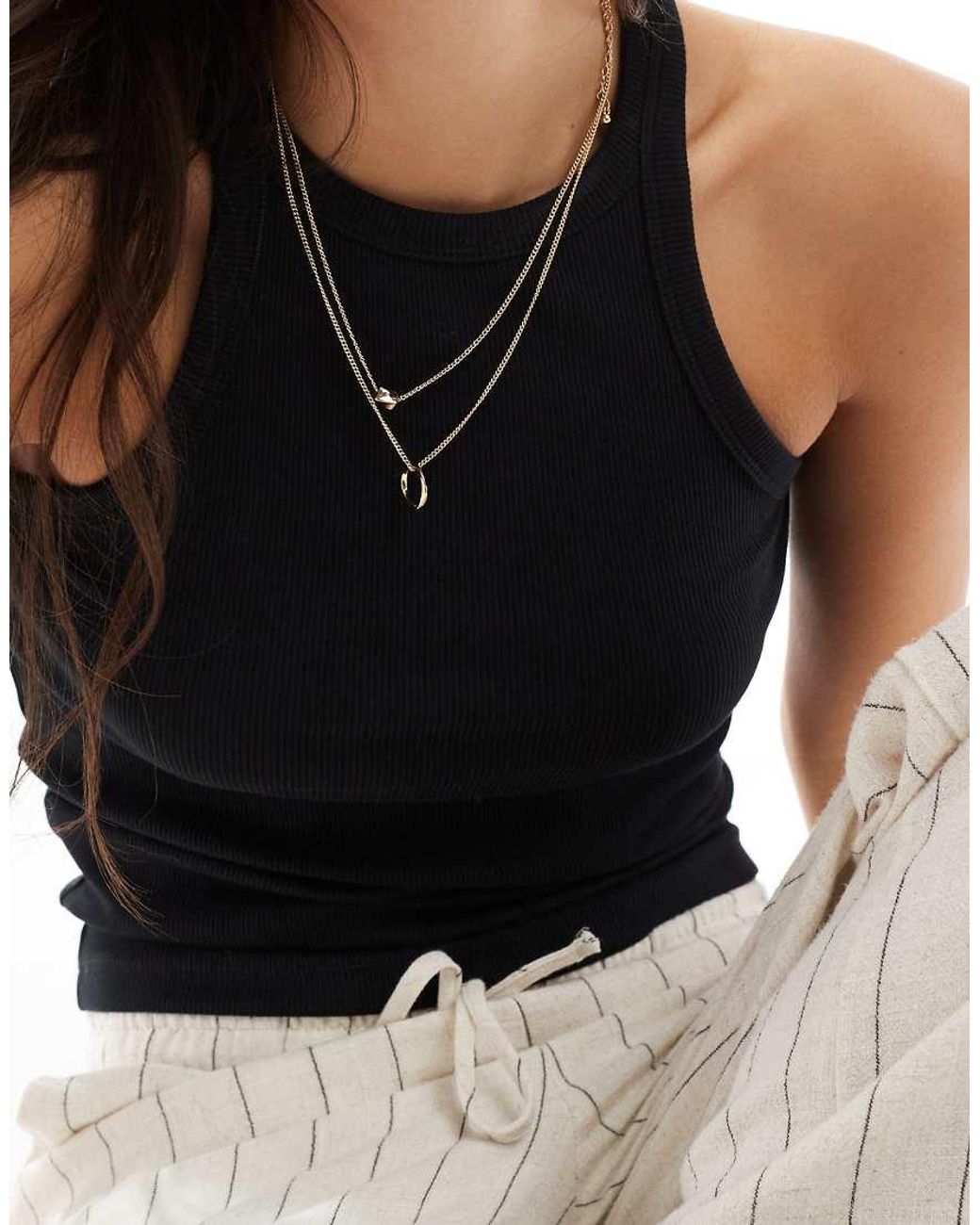Vero Moda Black Ribbed Racer Neck Vest Top
