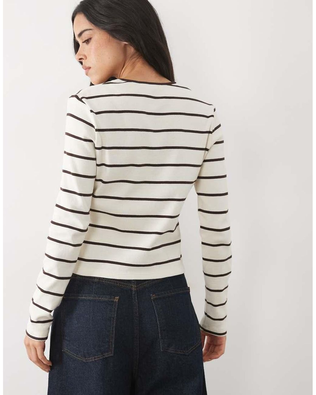 Mango White Cardigan