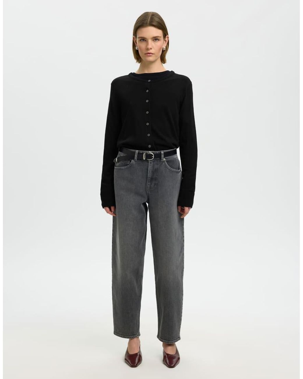 SELECTED Black Knitted Cardigan