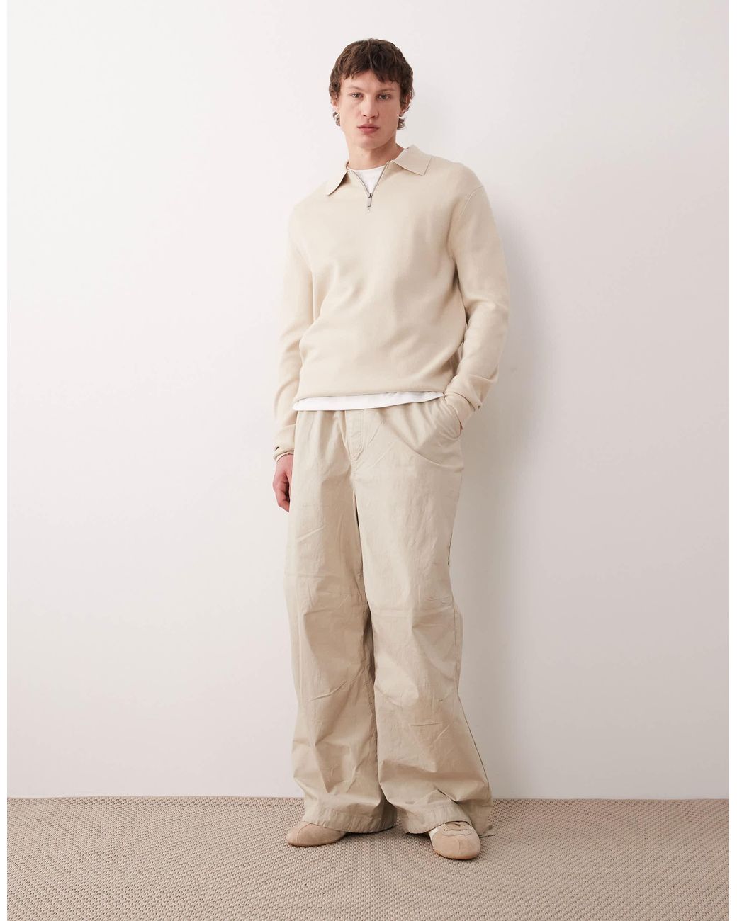 SELECTED – pullover in Natural für Herren