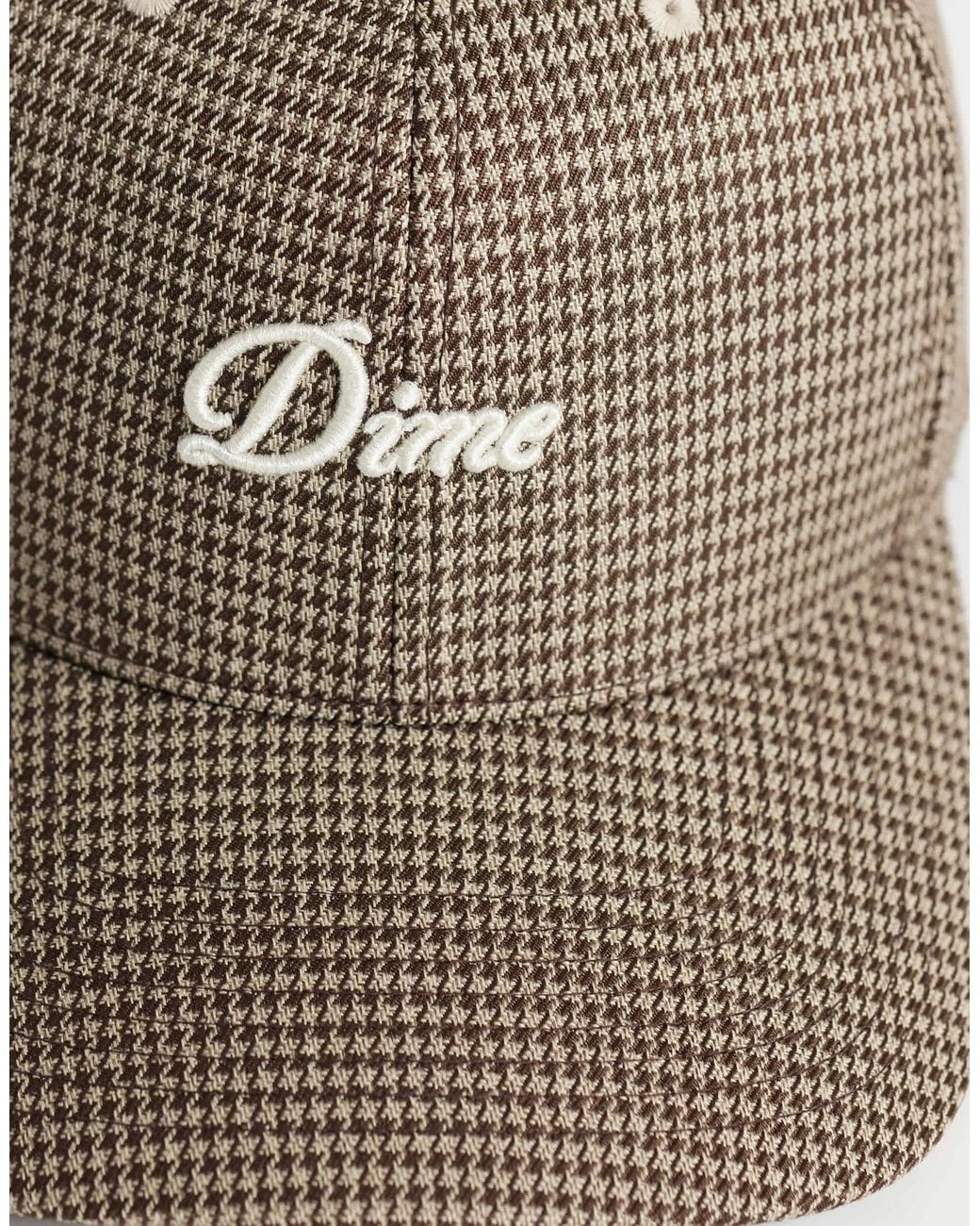 Dime Brown Mini Logo Low Pro Cap for men