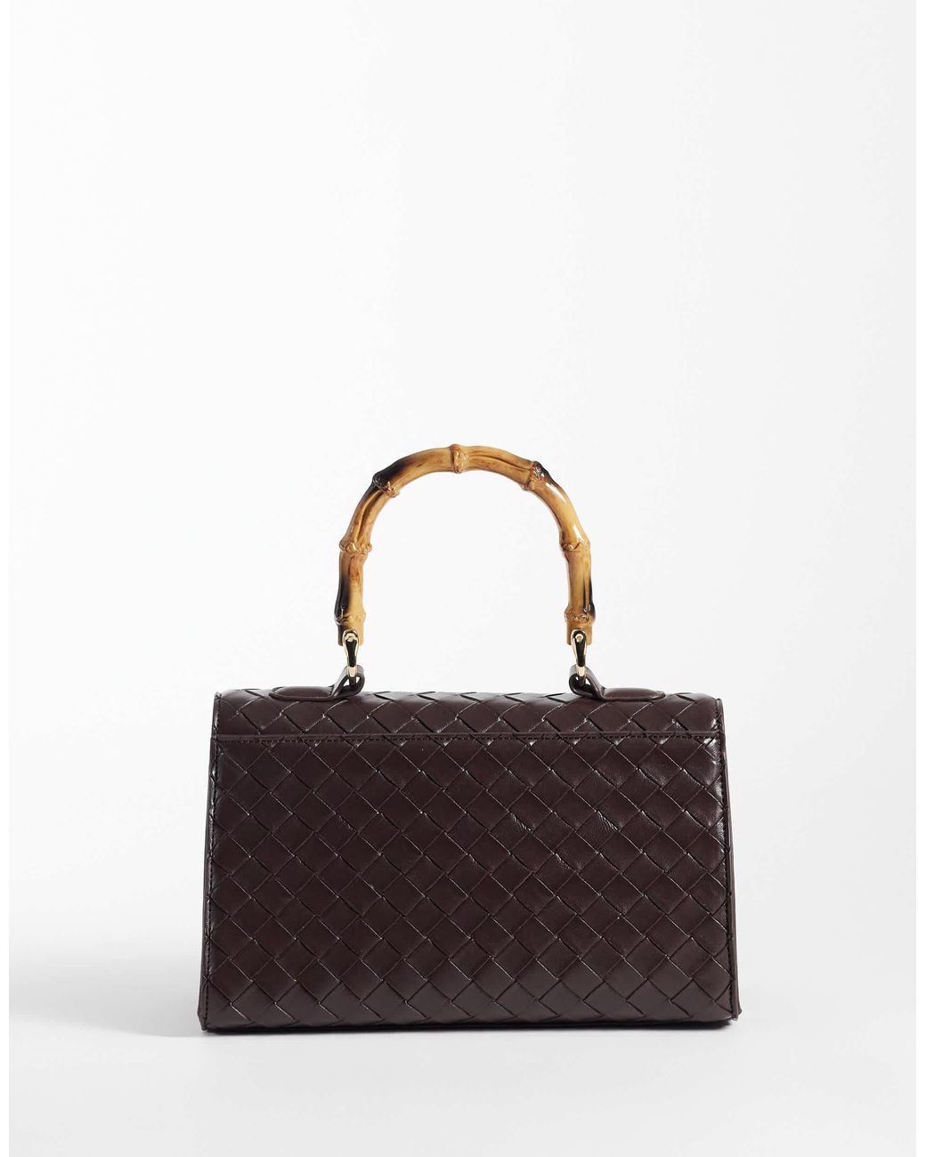 Glamorous Purple Top Handle Bag