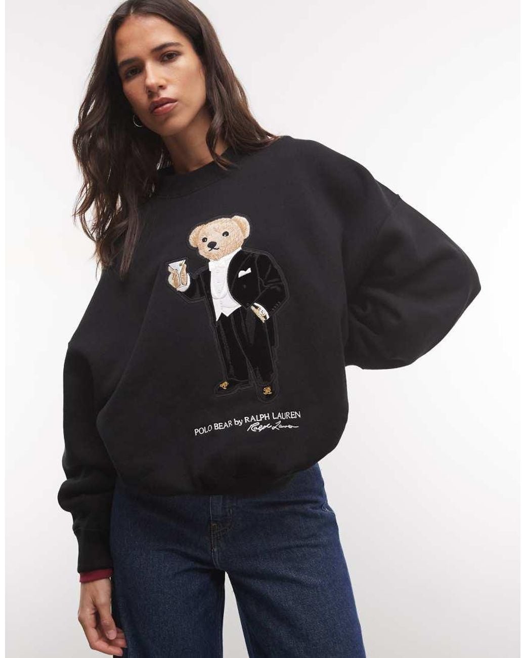 Polo Ralph Lauren Blue Bear Print Sweatshirt