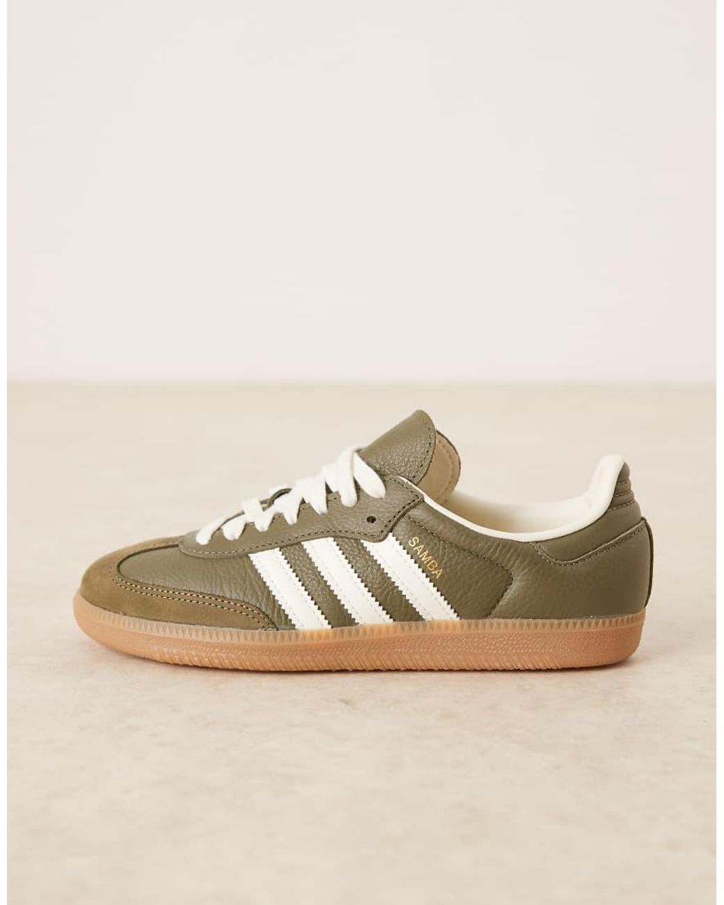 Zapatillas De Deporte Verde Oliva Y Blancas Samba Og De adidas Originals de  hombre de color Marrn | Lyst