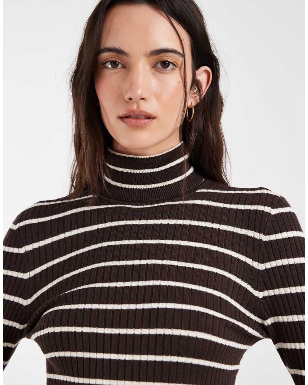 ONLY Brown Rollneck Jumper