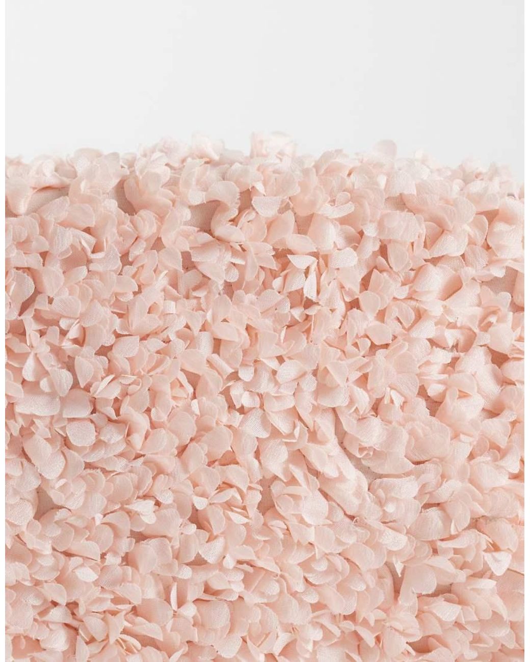 ASOS Pink Ruffle Clutch Bag