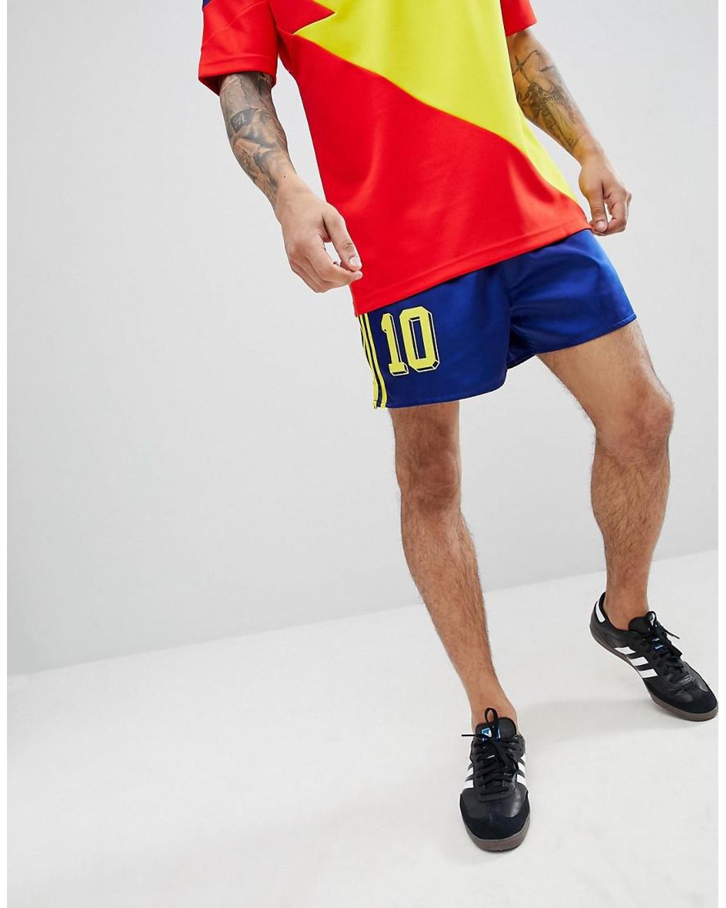 Adidas originals retro russia soccer shorts online