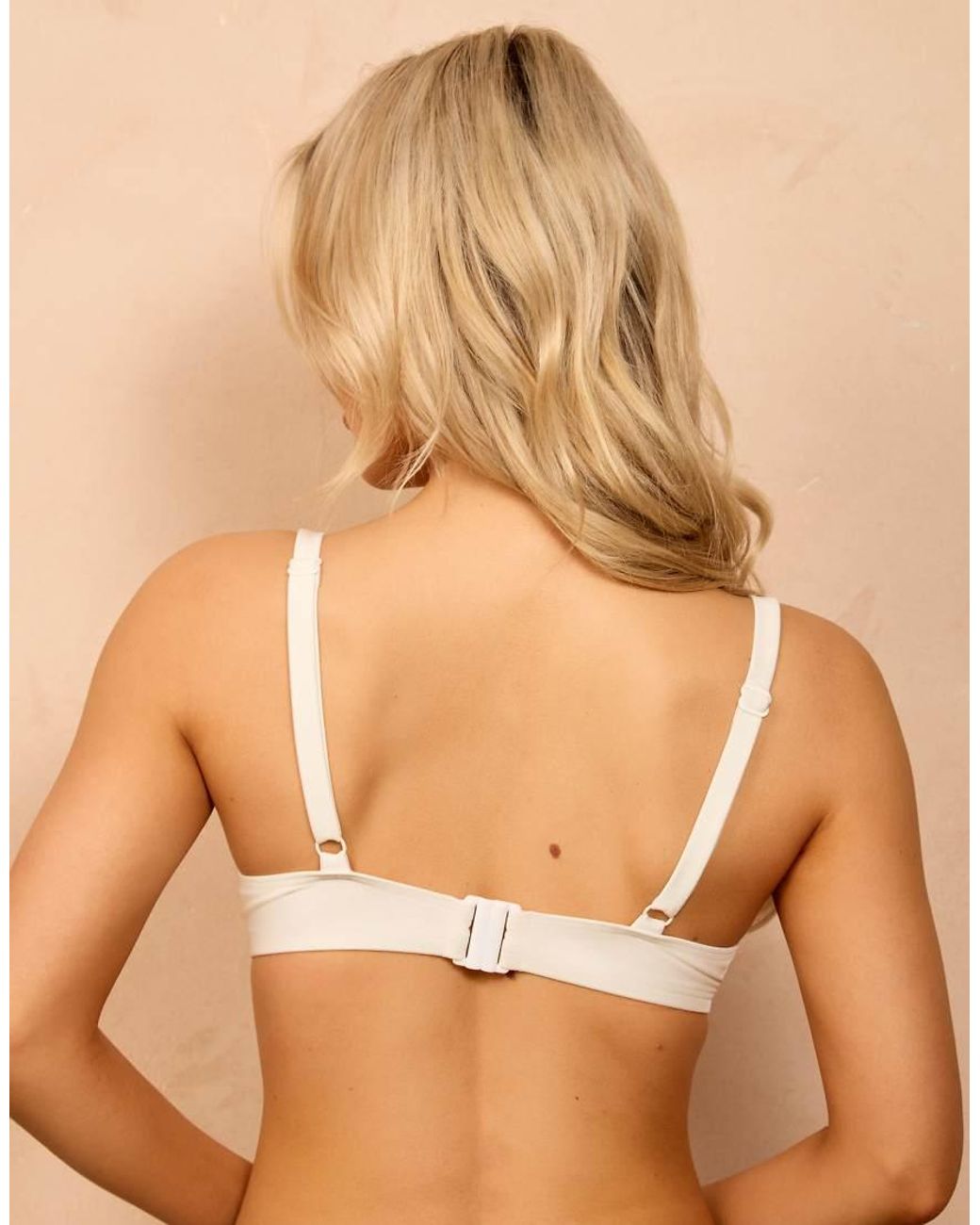 Wolf & Whistle Brown X Isabella Whittingham Ruched Underwire Bikini Top