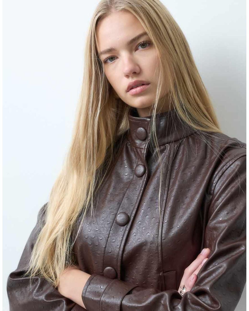 laagam Gray Jules Button Up Jacket