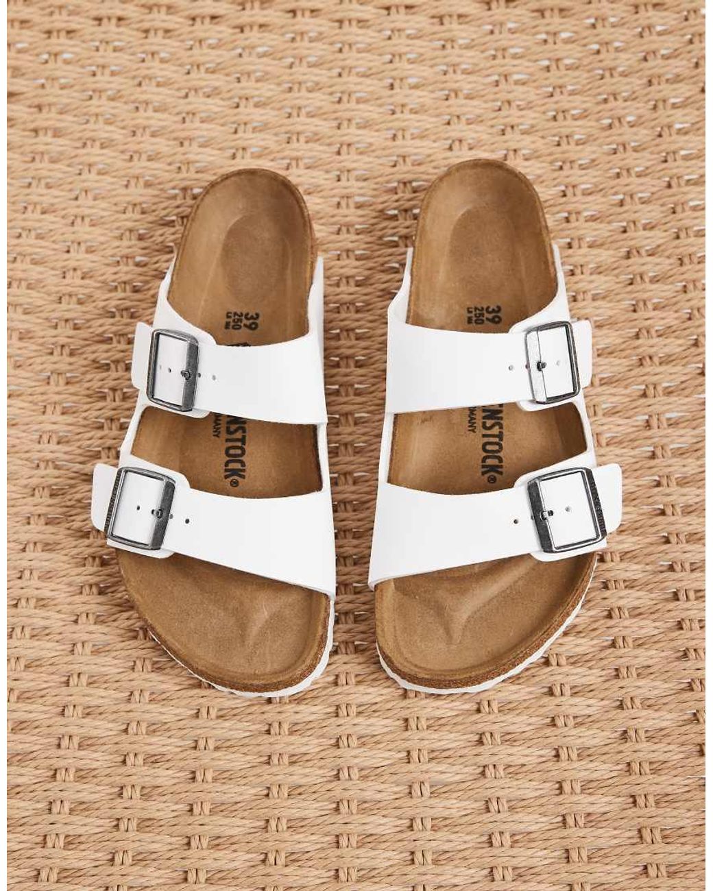 Birkenstock Blue Arizona Birko-Flor Sandals