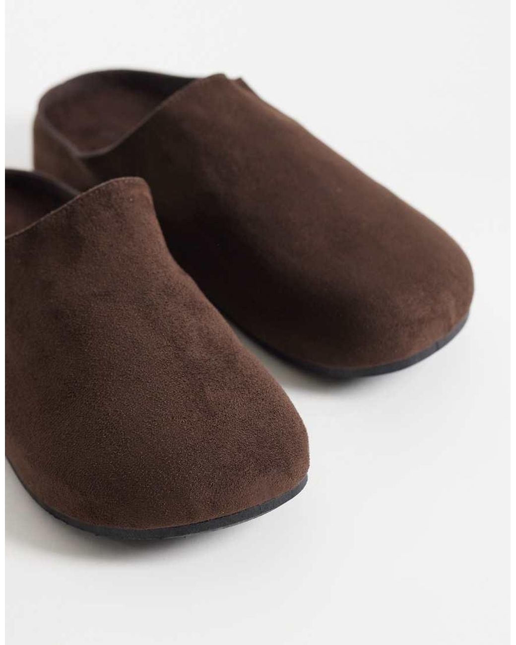 Glamorous Brown Mule Clogs