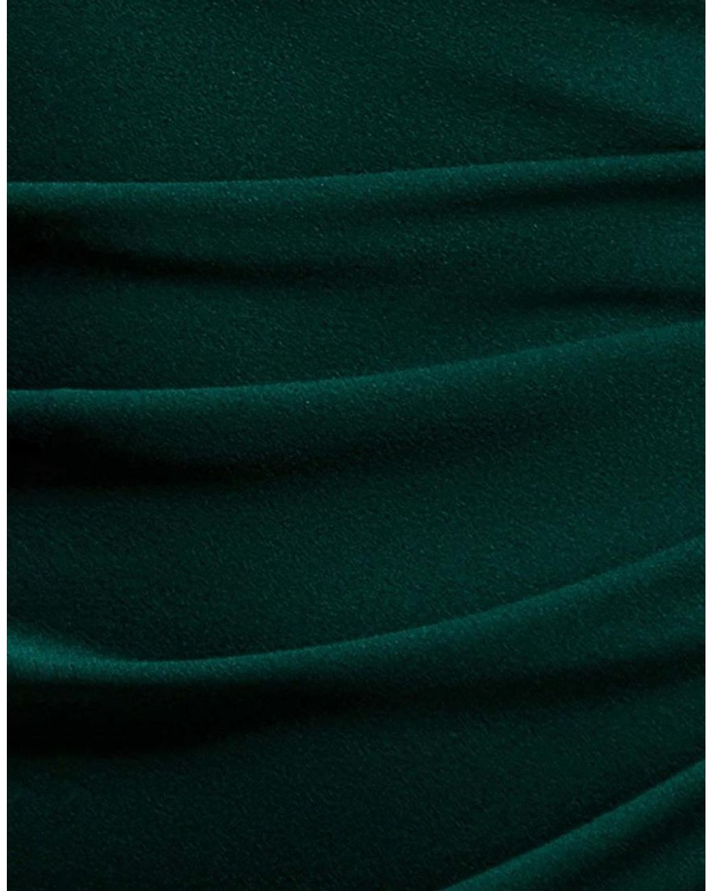 Goddiva Green Cap Sleeve Pleated Asymmetric Maxi Dress