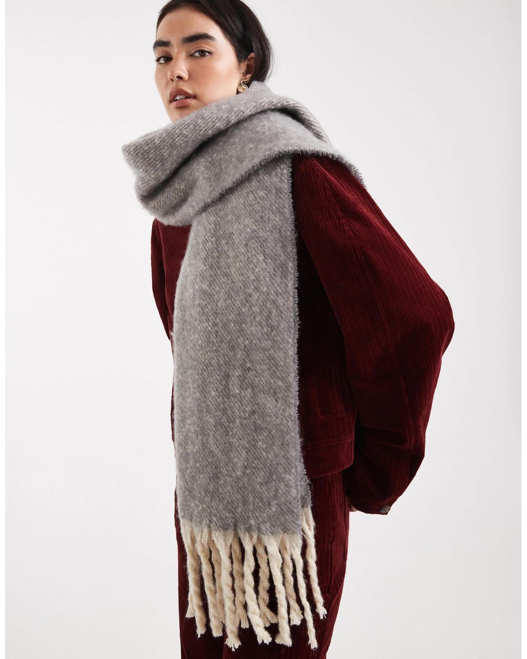 Écharpe couverture Threadbare en coloris Red
