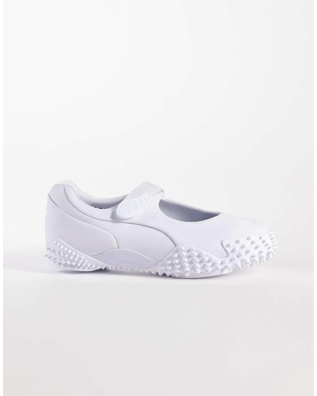 PUMA White Mostro Fey Leather Trainers