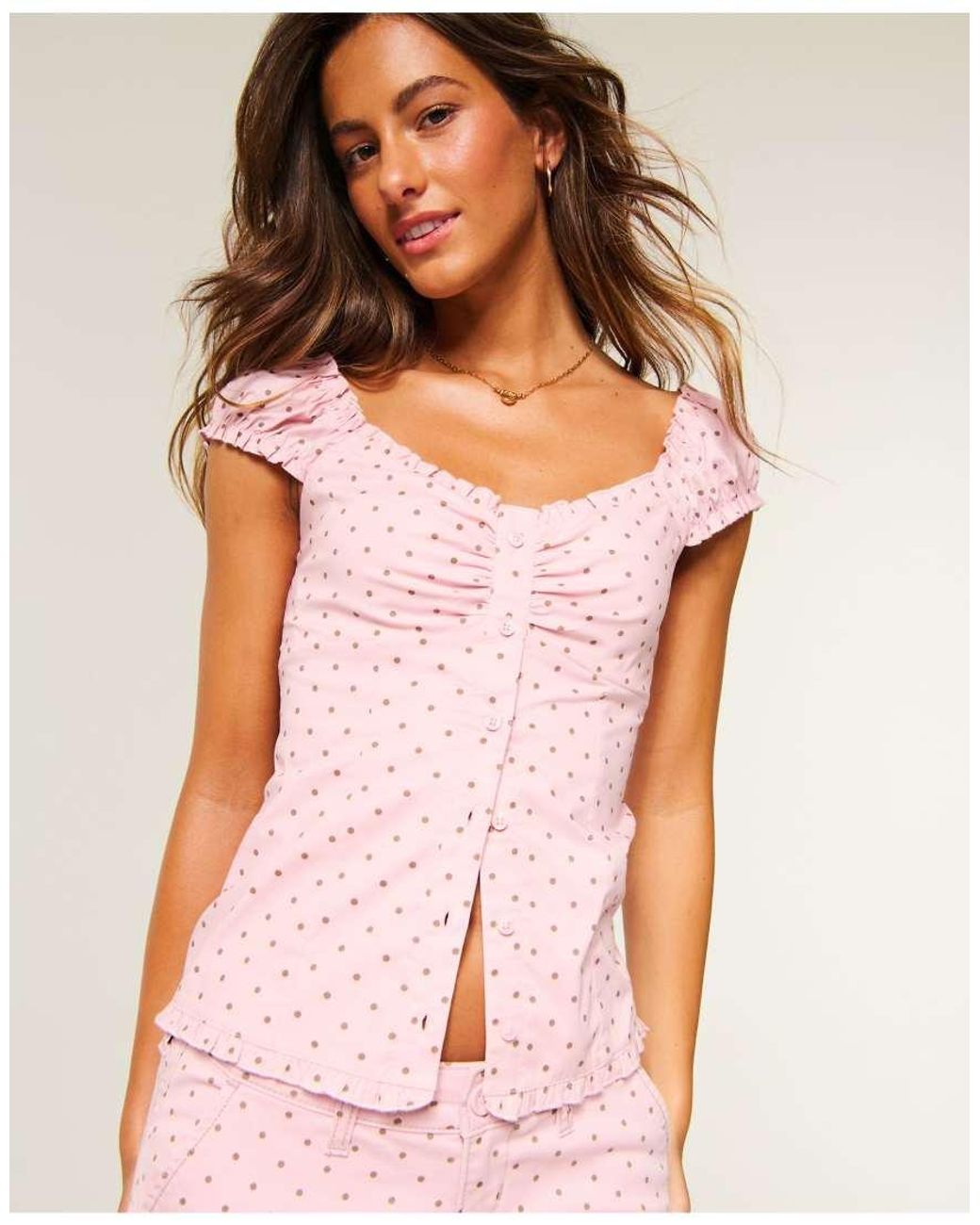Hollister Pink Talia Top