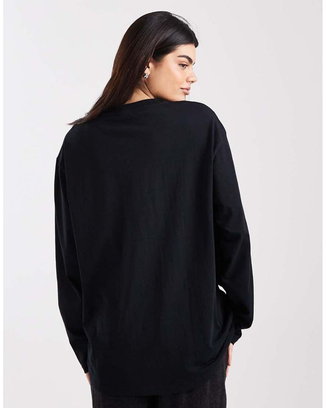 ASOS Black Asos Design Maternity Long Sleeve T-Shirt