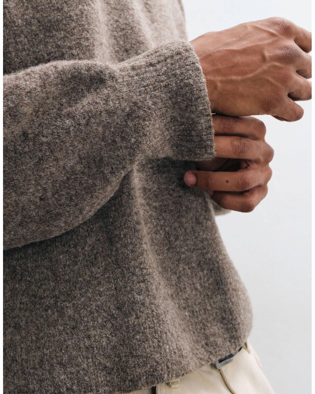 Weekday Gray Wool Blend Sweater for men