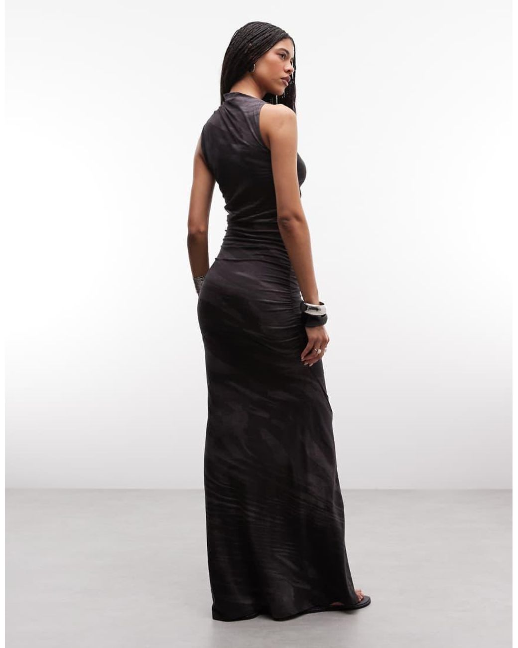 Weekday White Asymmetric Maxi Dress