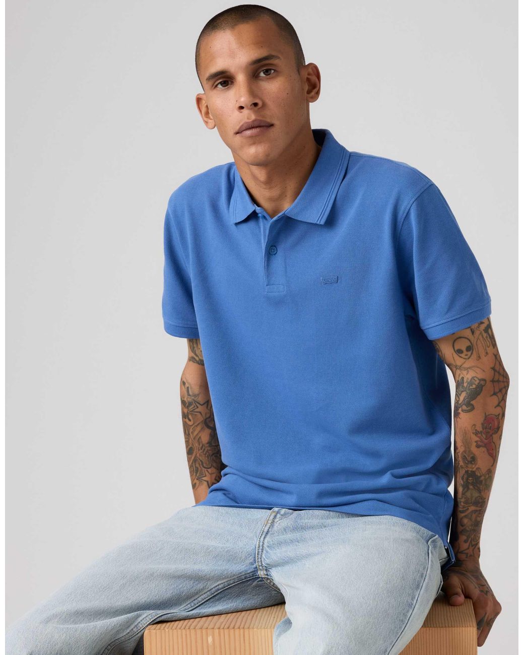 Polo original Levi's pour homme en coloris Blue