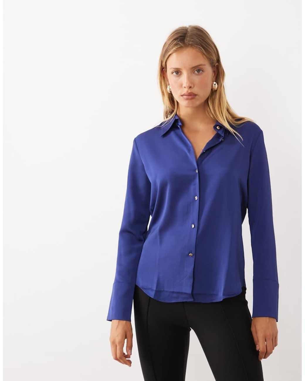 Mango Blue Classic Shirt