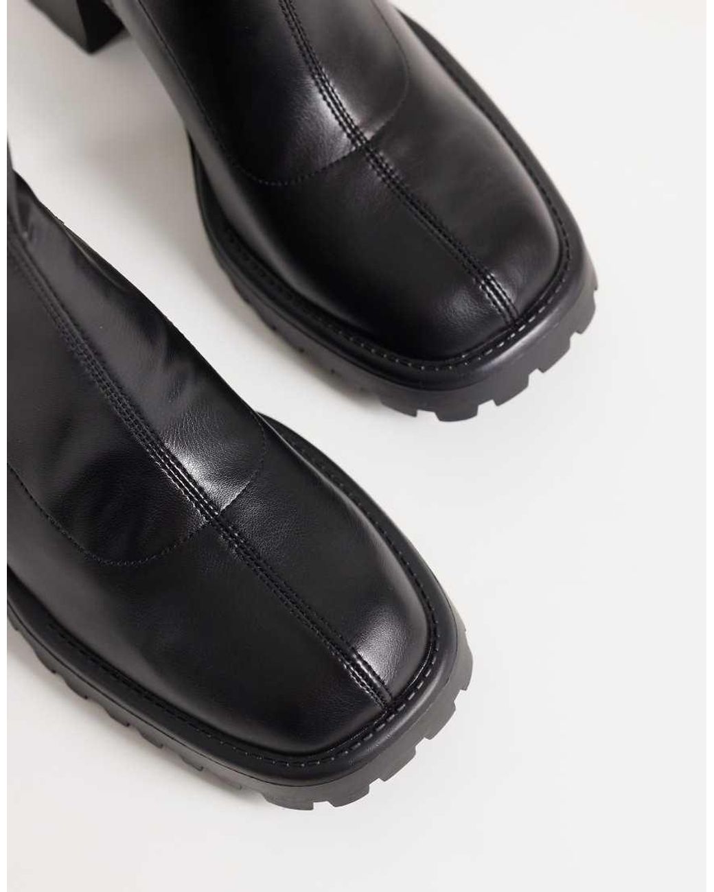 Raid Brown Riona Block Heeled Ankle Boots