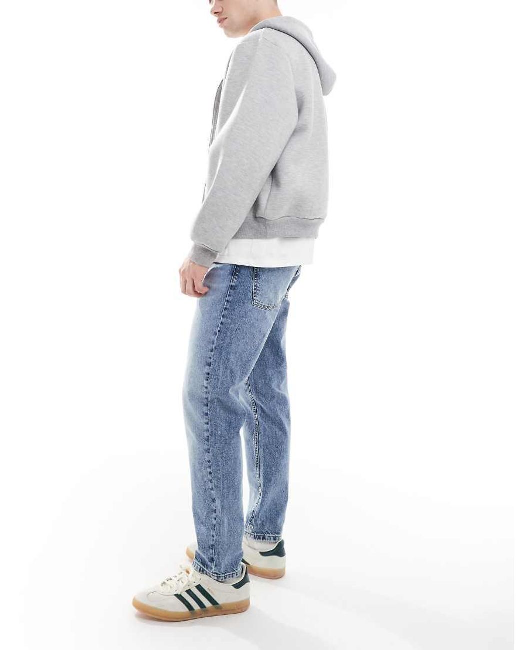 ASOS Blue Tapered Jeans for men