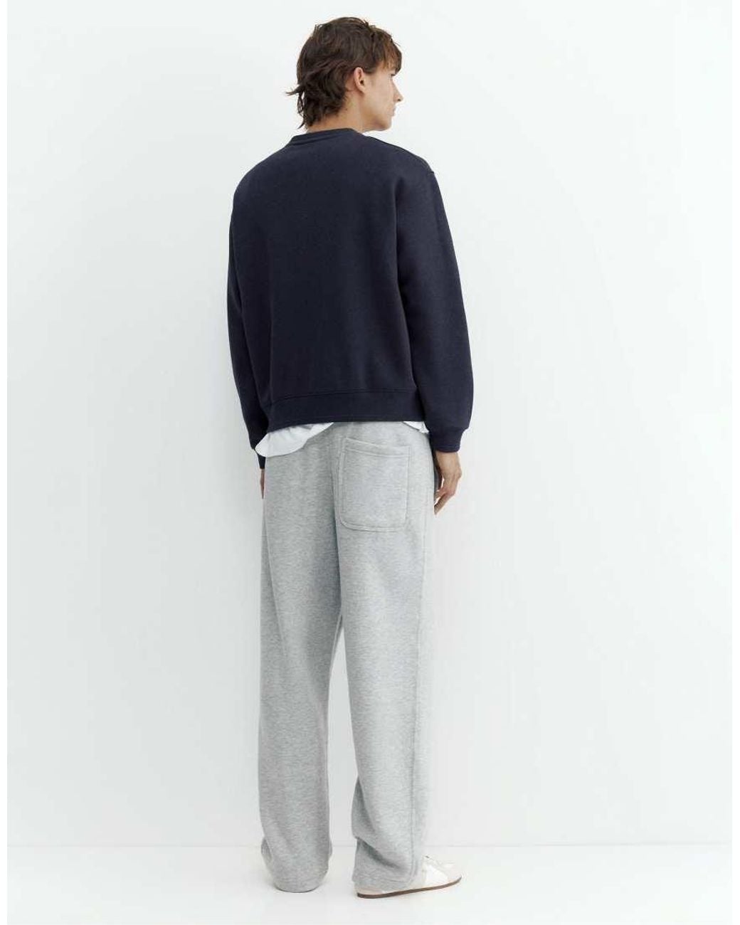 Pull&Bear Blue Relaxed Fit Sweatshirt for men