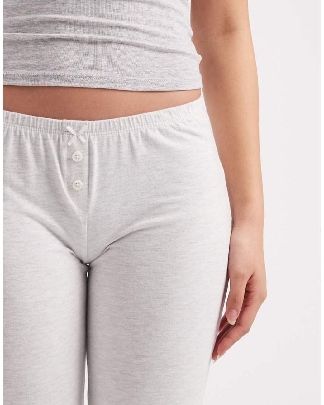 Cotton On White Lounge Dreamy Soft Flare Trouser