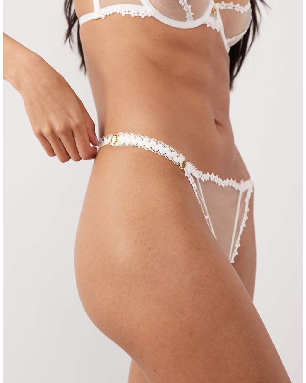 Untold Story Brown Kiss And Tell Thong