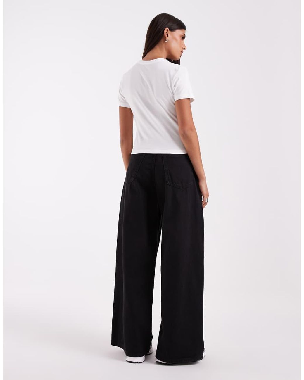 Gap White Super Baggy Jeans