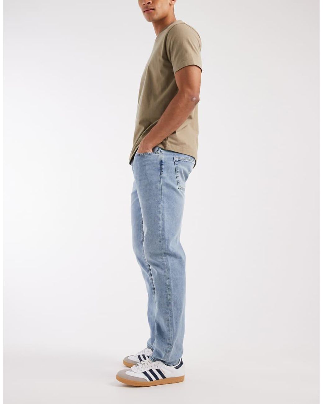 Only & Sons Blue Weft Regular Fit Jeans for men