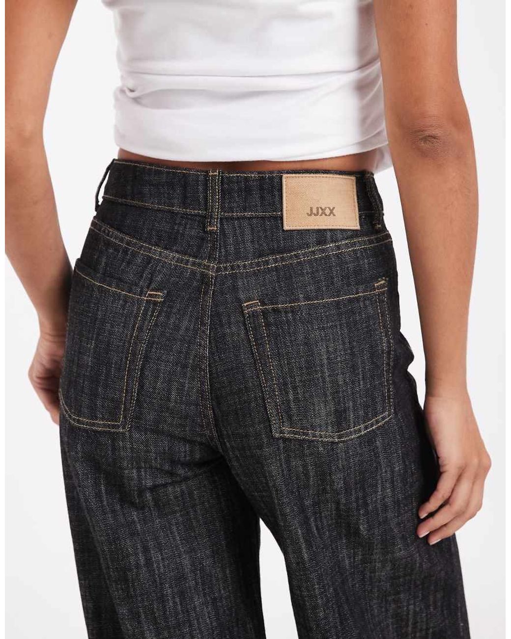 JJXX Black Oslo Wide Fit Jeans