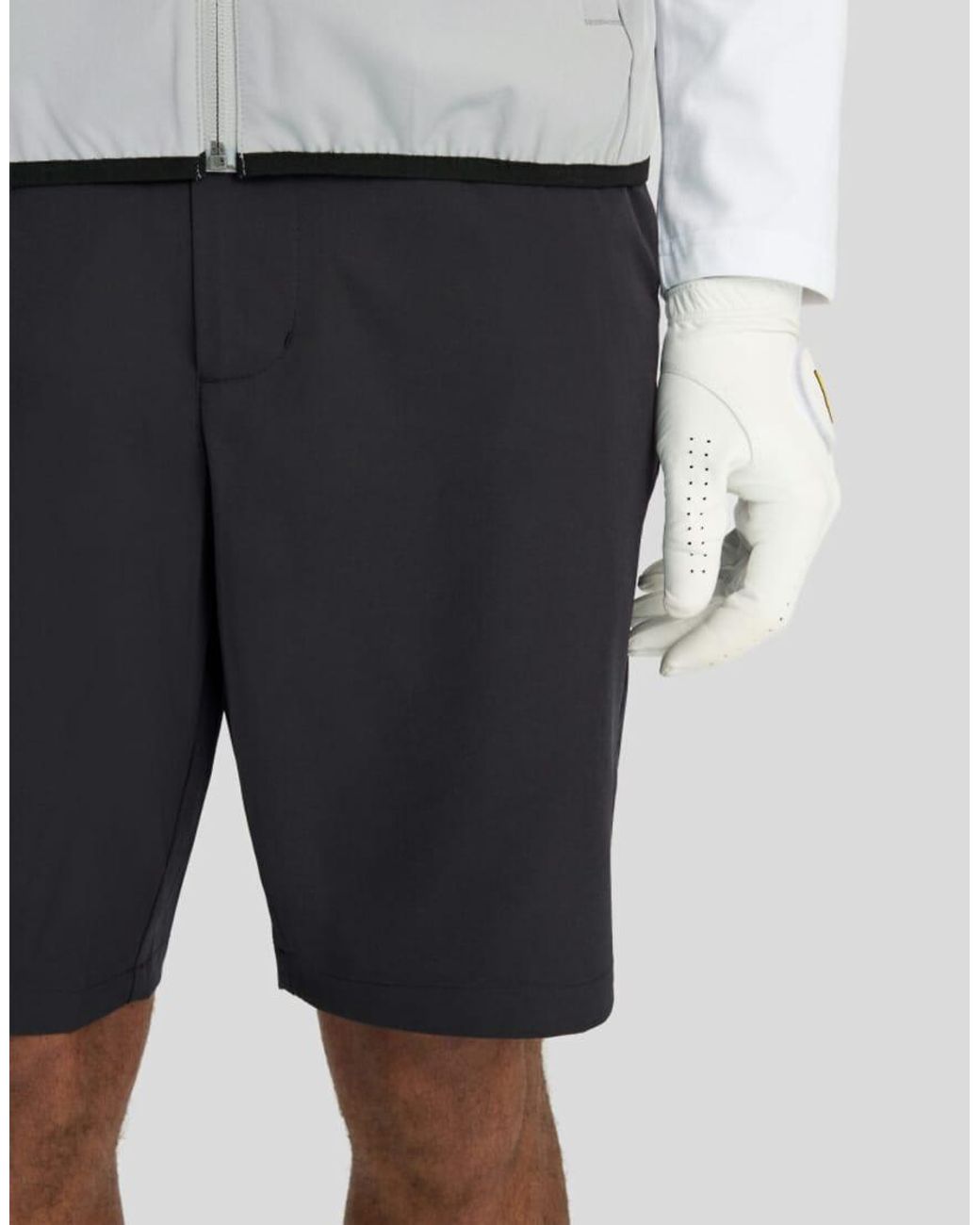 Lyle & Scott Black Shorts Lightweight Golf Tech Shorts for men